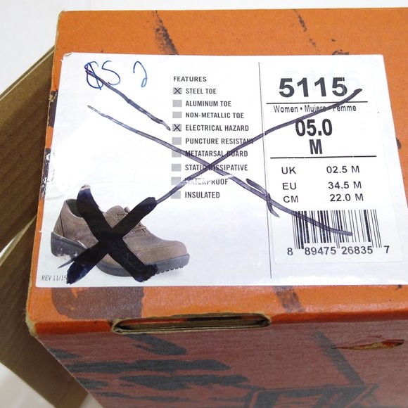 Red Wing Worx 5115 Women US 5M Work Steel Toe Slip Resistant Electrical Hazard - Picture 9 of 9